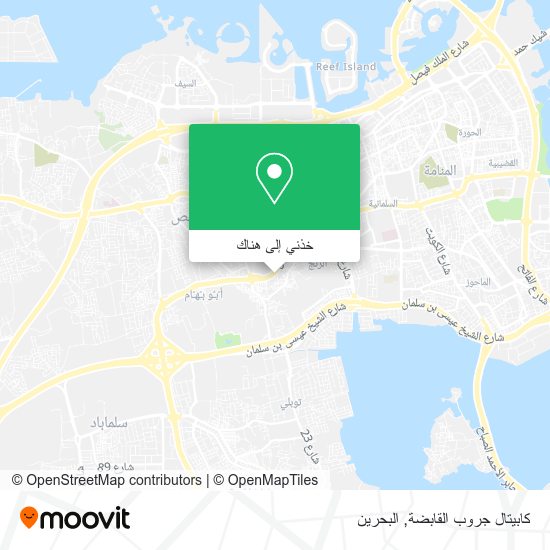 خريطة كابيتال جروب القابضة