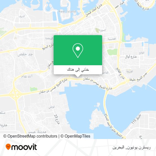 خريطة ويسترن يونيون