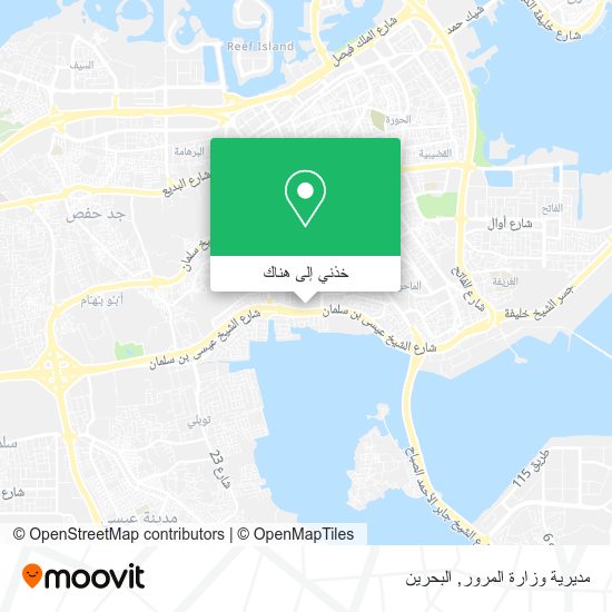 خريطة مديرية وزارة المرور