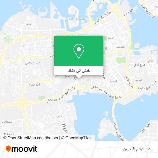 خريطة إيدنز كيك