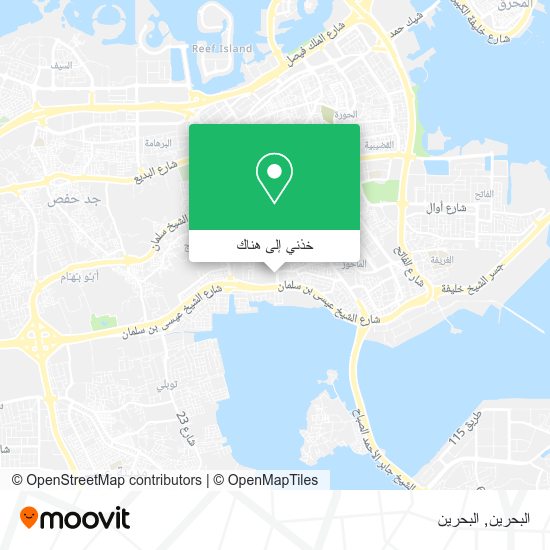 خريطة البحرين