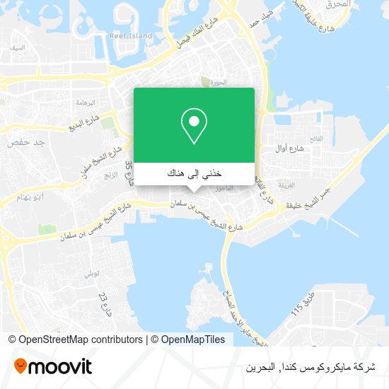 خريطة شركة مايكروكومس كندا