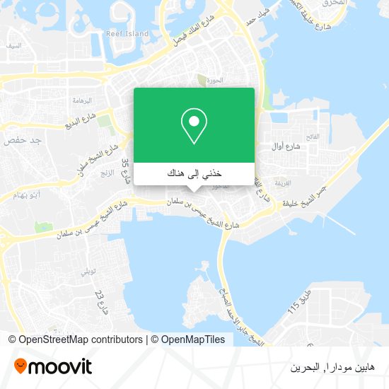 خريطة هابين مودارا