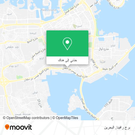 خريطة برج رافينا