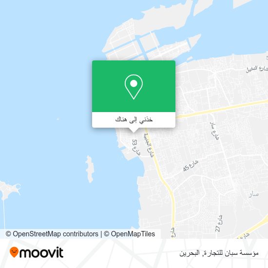خريطة مؤسسة سبان للتجارة
