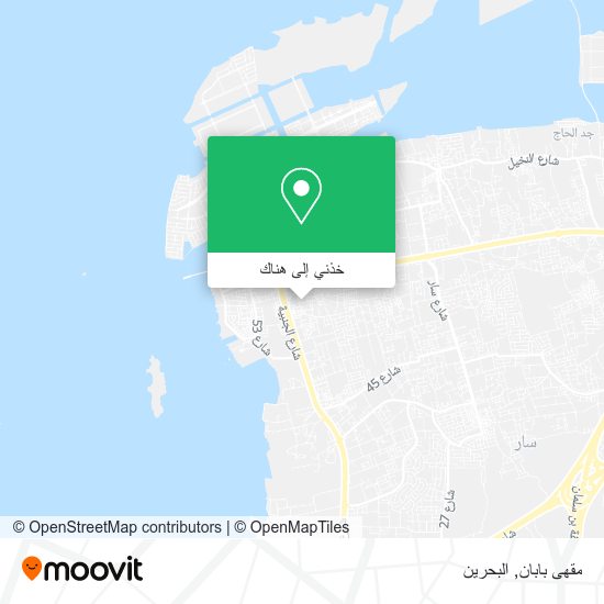 خريطة مقهى بابان