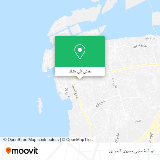 خريطة ديوانية حجي حسين