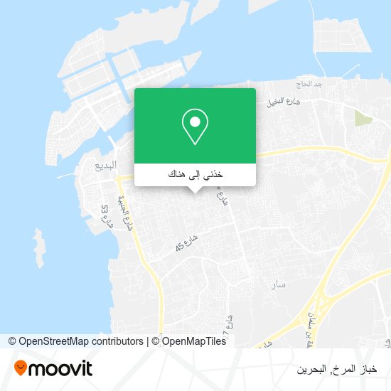 خريطة خباز المرخ
