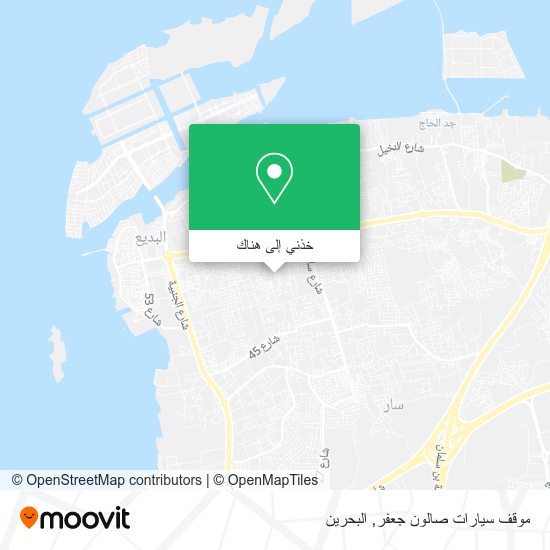 خريطة موقف سيارات صالون جعفر