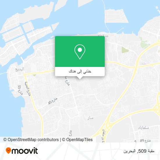 خريطة مقبة 509