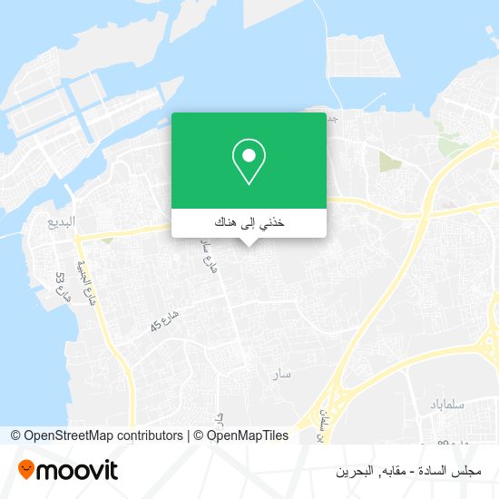 خريطة مجلس السادة - مقابه
