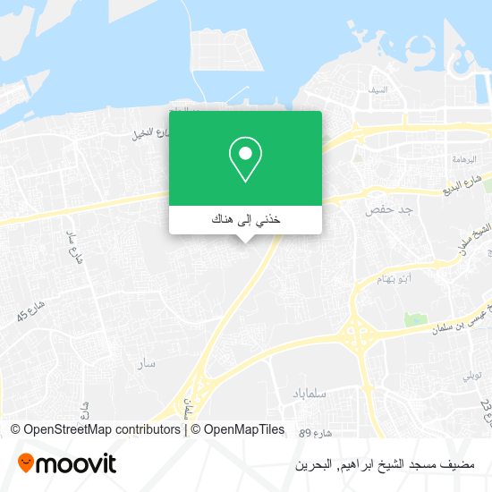 خريطة مضيف مسجد الشيخ ابراهيم
