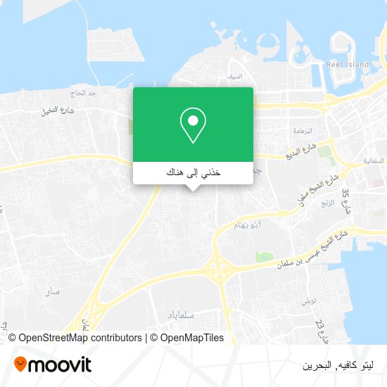 خريطة ليتو كافيه