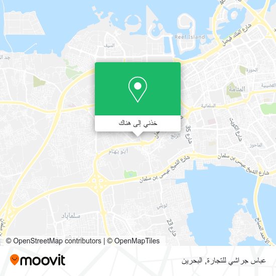 خريطة عباس جراشي للتجارة