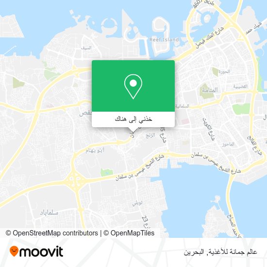 خريطة عالم جمانة للأغذية