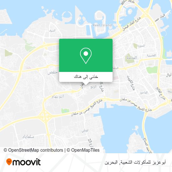 خريطة أبوعزيز للمأكولات الشعبية