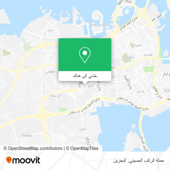 خريطة حملة الركب الحسيني