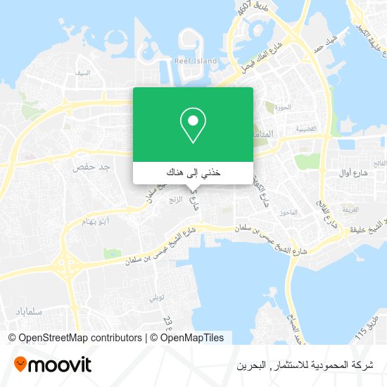 خريطة شركة المحمودية للاستثمار