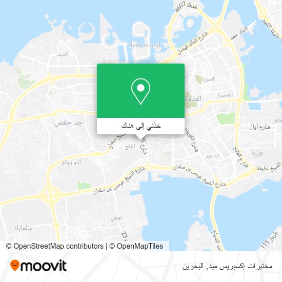 خريطة مختبرات إكسبريس ميد