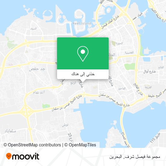 خريطة مجموعة فيصل شرف