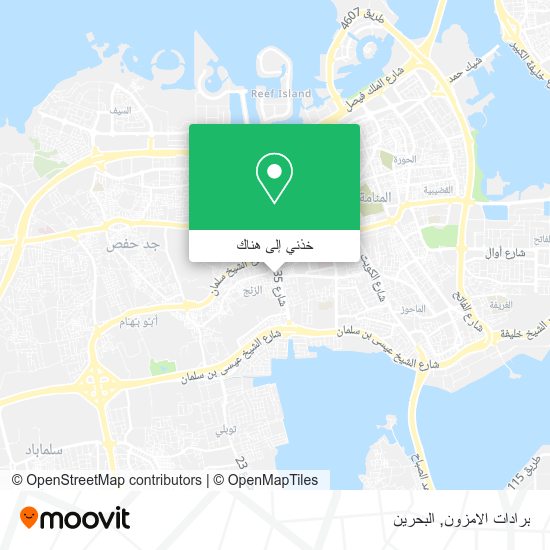 خريطة برادات الامزون