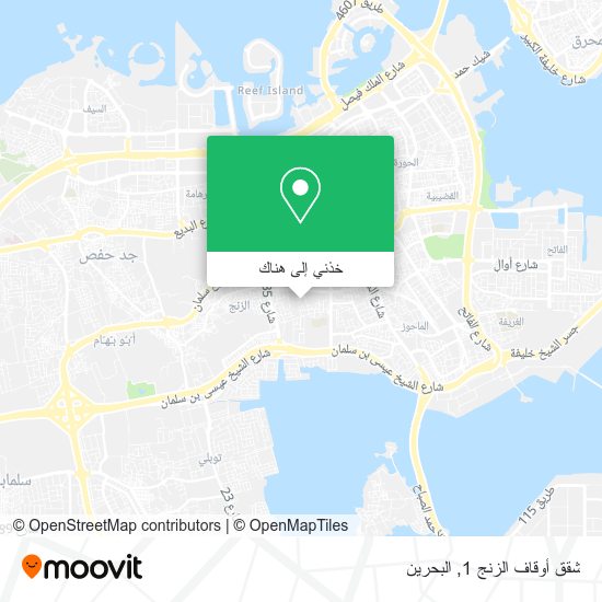 خريطة شقق أوقاف الزنج 1