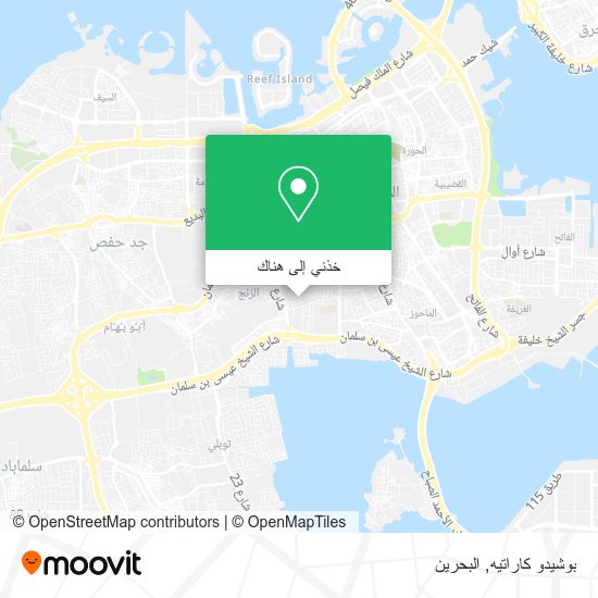 خريطة بوشيدو كاراتيه