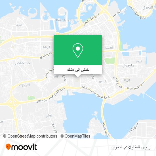 خريطة زيوس للمقاولات