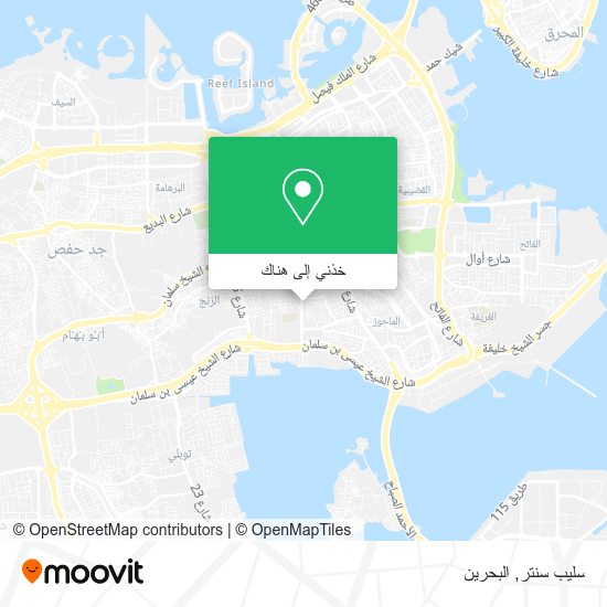 خريطة سليب سنتر