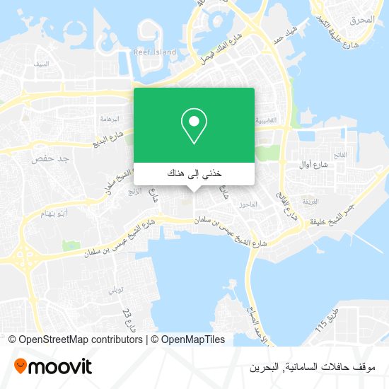 خريطة موقف حافلات السامانية