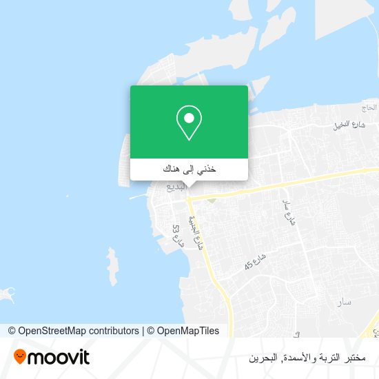 خريطة مختبر التربة والأسمدة