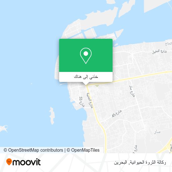 خريطة وكالة الثروة الحيوانية