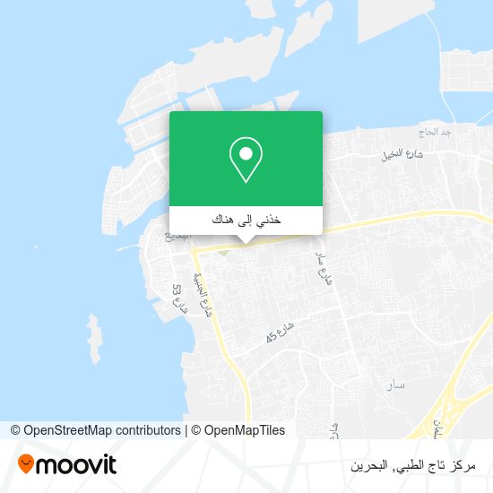 خريطة مركز تاج الطبي