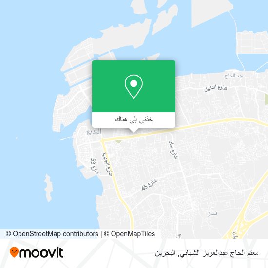 خريطة معتم الحاج عبدالعزيز الشهابي
