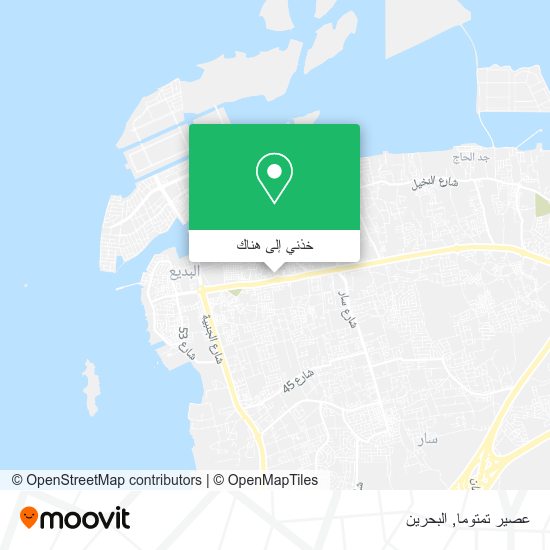 خريطة عصير تمتوما