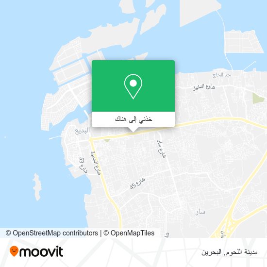 خريطة مدينة اللحوم