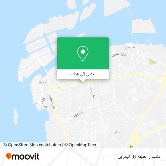خريطة منصور حديقة 6
