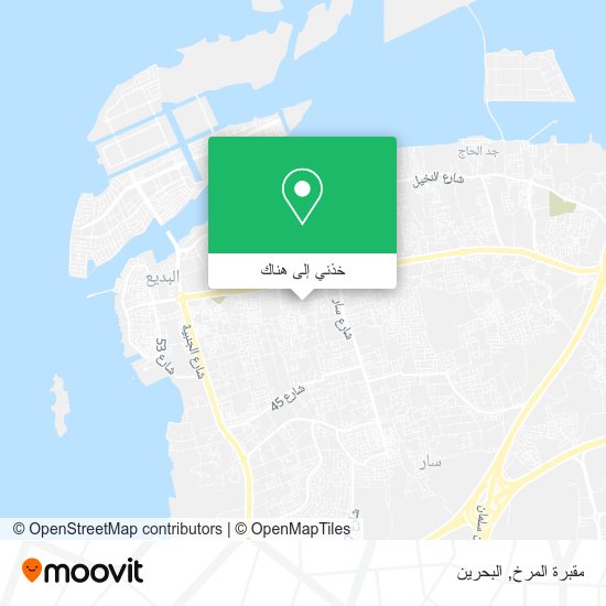 خريطة مقبرة المرخ