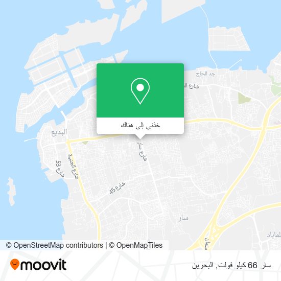 خريطة سار 66 كيلو فولت