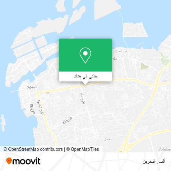 خريطة ألف