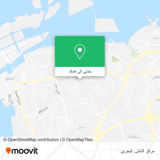 خريطة مركز التأمل