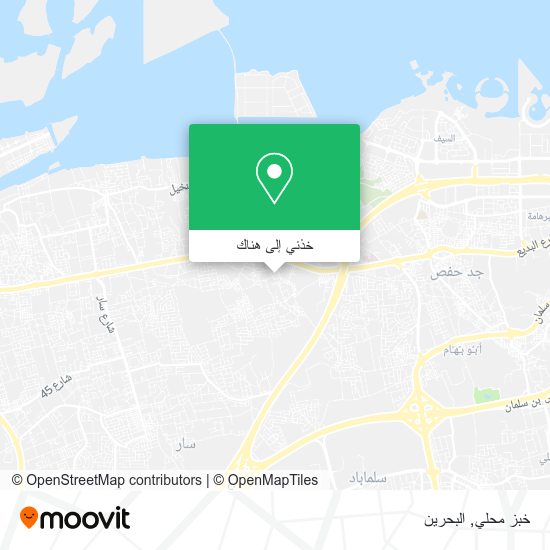 خريطة خبز محلي