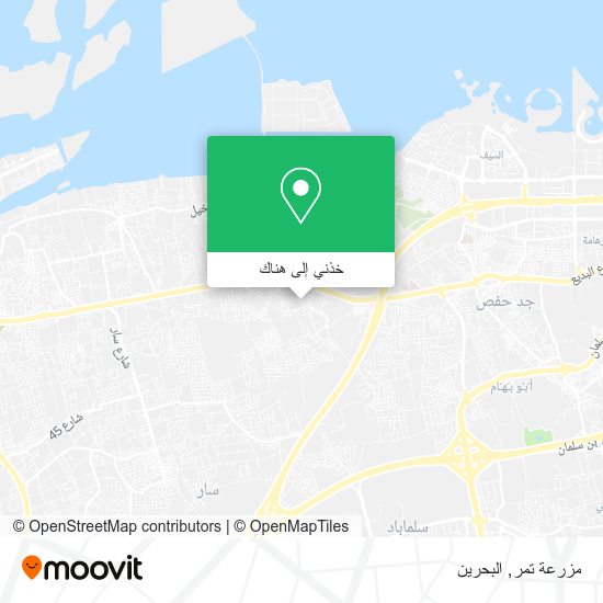 خريطة مزرعة تمر