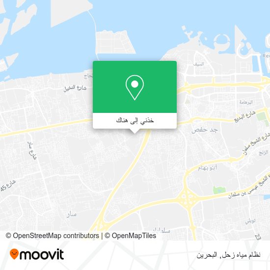 خريطة نظام مياه زحل