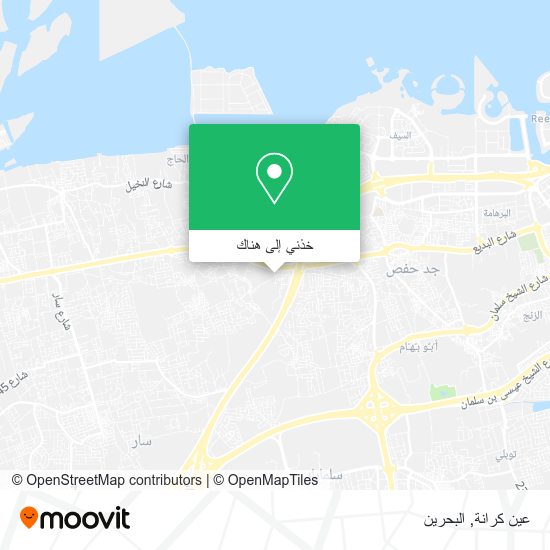 خريطة عين كرانة