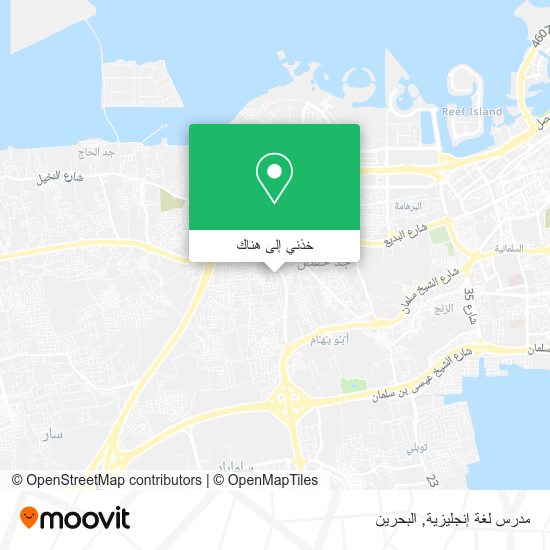 خريطة مدرس لغة إنجليزية