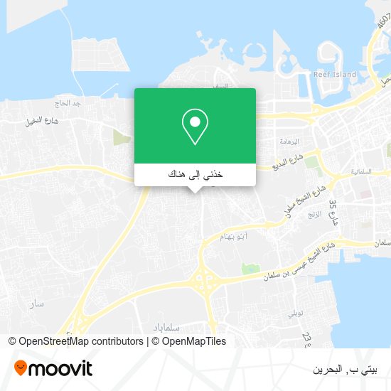 خريطة بيتي ب