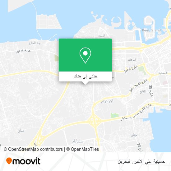 خريطة حسينية علي الأكبر