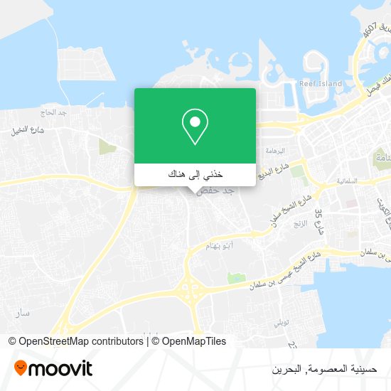 خريطة حسينية المعصومة
