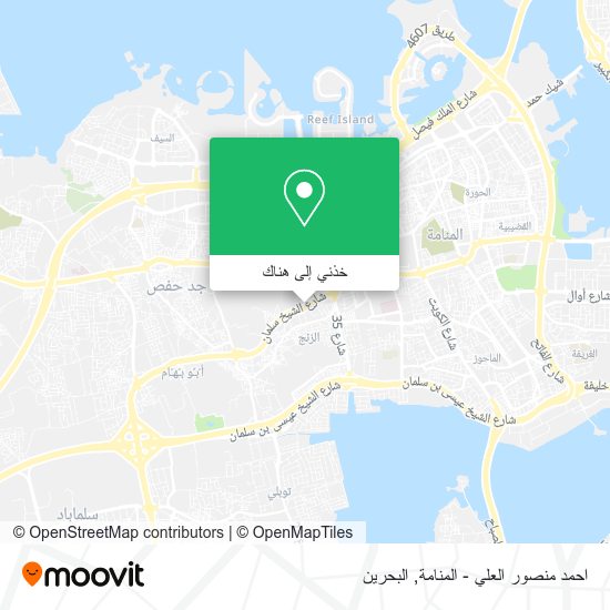 خريطة احمد منصور العلي - المنامة